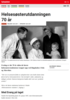 Nyheter Helsesøsterutdanningen 70 år