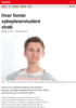 Nyheter Hver femte sykepleierstudent strøk