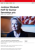 Nyheter Jordmor Elizabeth Hoff får Gunnar Sønstebys pris