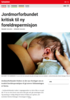 Nyheter Jordmorforbundet kritisk til ny foreldrepermisjon