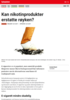 Nyheter Kan nikotinprodukter erstatte røyken?