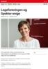Nyheter Legeforeningen og Spekter enige