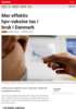 Nyheter Mer effektiv hpv-vaksine tas i bruk i Danmark