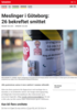 Nyheter Meslinger i Göteborg: 26 bekreftet smittet