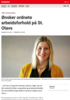 Nyheter Ønsker ordnete arbeidsforhold på St. Olavs