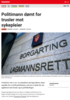 Nyheter Politimann dømt for trusler mot sykepleier