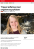 Nyheter Trippel erfaring med ungdom og sykdom