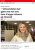Nyheter - Virksomheten bør gjøre noe mer enn bare å legge rutinene på intranett