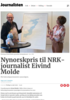 Nynorskpris til NRK-journalist Eivind Molde