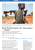 Nytt fredsinitiativ for Sør-Sudan - i Oslo?
