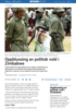 Oppblussing av politisk vold i Zimbabwe