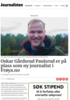 Oskar Gårdsrud Paulsrud er på plass som ny journalist i Frøya.no