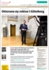 Ottersen ny rektor i Göteborg