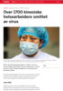 Over 1700 kinesiske helsearbeidere smittet av virus