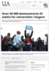 Over 50 000 demonstrerte til støtte for universitet i Ungarn