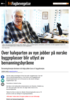 Over halvparten av nye jobber på norske byggeplasser blir utlyst av bemanningsbyråene