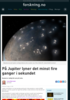 På Jupiter lyner det minst fire ganger i sekundet