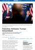 Palestina: Kritiserer Trumps bistandskutt
