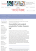 Palle Holmstrup, Christian Damgaard, Ingar Olsen, Björn Klinge, Allan Flyvbjeg, Claus Henrik Nielsen og Peter Riis Hansen Komorbiditet ved marginal parodontitis: To sider af samme sag?