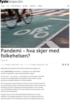 Pandemi - hva skjer med folkehelsen?