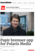 Papir bremser opp for Polaris Media