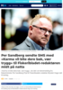 Per Sandberg sendte SMS med «Karma vil bite dere bak, vær trygg» til Fiskeribladet-redaktøren midt på natta