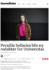 Pernille Solheim blir ny redaktør for Universitas