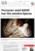 Personer med ADHD har litt mindre hjerne