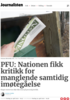 PFU: Nationen fikk kritikk for manglende samtidig imøtegåelse