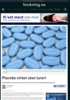 Placebo virket uten lureri