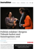 Politisk redaktør i Bergens Tidende hedret med Sunnivaprisen 2018