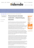 Polymerbaserte dentaler materialer - eksponering og toksisitet