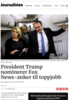 President Trump nominerer Fox News-anker til toppjobb