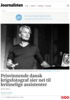 Prisvinnende dansk krigsfotograf sier nei til kvinnelige assistenter