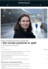Professor sammenliker norsk barnevern med andre land: - Det norske systemet er godt