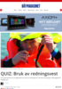 QUIZ: Bruk av redningsvest