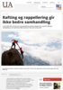 Rafting og rappellering gir ikke bedre samhandling