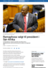 Ramaphosa valgt til president i Sør-Afrika