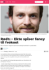 Rødt: - Ekte spiser fancy til frokost