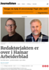 Redaktørjakten er over i Hamar Arbeiderblad