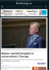 Rektor ved UiO foreslått til universiteter i Sverige