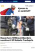 Reporters Without Borders nominert til Nobels fredspris