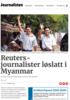Reuters-journalister løslatt i Myanmar