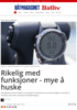 Rikelig med funksjoner - mye å huske