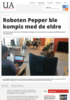 Roboten Pepper ble kompis med de eldre