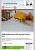 Rullestolbrukere blir sperret inne av snø