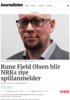 Rune Fjeld Olsen blir NRKs nye spillanmelder