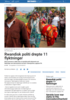 Rwandisk politi drepte 11 flyktninger