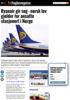 Ryanair gir seg - norsk lov gjelder for ansatte stasjonert i Norge