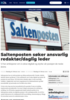 Saltenposten søker ansvarlig redaktør/daglig leder
